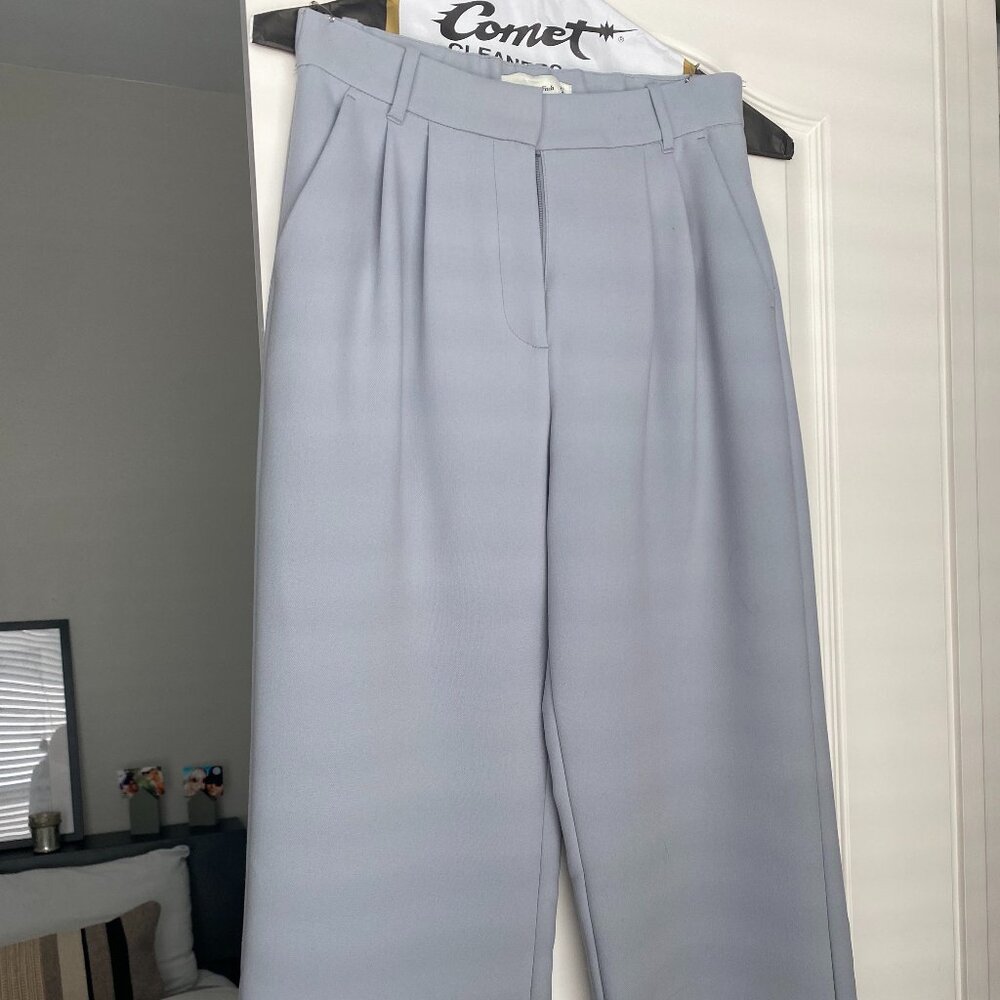 Abercrombie Pale Blue Tailored Trousers